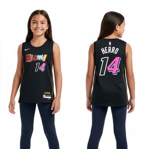 Nike Tyler Herro Miami Heat City Edition  unisex boys and girls medium size